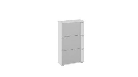 Тумба для Обуви Модерн тип 8 Белый Ясень (Ш-600 мм x В-1016 мм x Г-230 мм)
